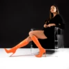 RAID Alannis Stiletto Heeled Boot In Orange