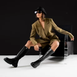 RAID Sylvie Chunky Long Boot In Black