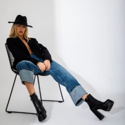 RAID Jadine Ankle Boot In Black