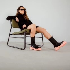 RAID Kerry Ankle Boot In Pink