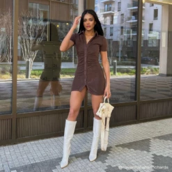 RAID Aria Long Stiletto Heel Boot In White