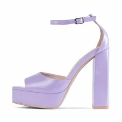 RAID Aasma Platform Heel In Lilac Patent -Raid London Sales Store Aasma Lilac 5 3b92d005 500e 46cf a54e 6bb36e116516