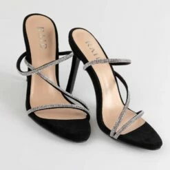 RAID Adila Heeled Mule In Black -Raid London Sales Store Adila Black 4