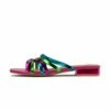 RAID Adonia Flat Mule In Pink Multi