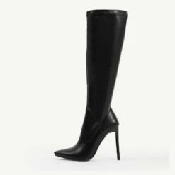 RAID Alannis Stiletto Heeled Boot In Black -Raid London Sales Store Alannis Black 1