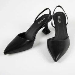RAID Alyx Slingback Pump In Black -Raid London Sales Store Alyx Black 4