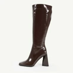 RAID Amberr Long Block Heeled Boot In Brown