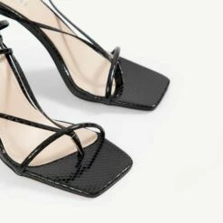 RAID Ancy Lace Up Heel In Black -Raid London Sales Store Ancy Black 5