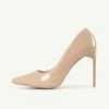 RAID Antix Court Heel In Nude Patent -Raid London Sales Store Antix Nude Patent 4