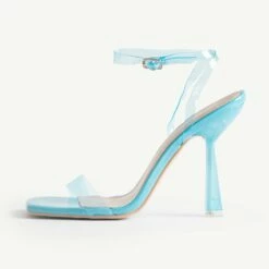 BEBO Arabella Perspex Sandal In Blue -Raid London Sales Store Arabella Blue 4