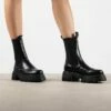 RAID Arivah Chunky Ankle Boot In Black