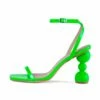RAID Ashby Heeled Sandal In Green -Raid London Sales Store Ashby Green