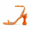 RAID Ashby Heeled Sandal In Orange -Raid London Sales Store Ashby Orange