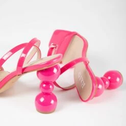 RAID Ashby Heeled Sandal In Pink -Raid London Sales Store Ashby Pink 4