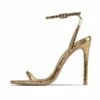 RAID Avani Stiletto Sandal In Gold Snake -Raid London Sales Store Avani Gold 5 17363e97 ab80 4171 8d5e 192e5974f601