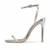 RAID Avani Stiletto Sandal In Silver Snake