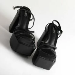 RAID Belcia Platform Sandal In Black -Raid London Sales Store Belcia Black 5