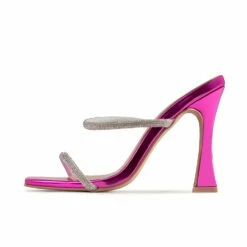 RAID Beulah Heeled Mule In Pink -Raid London Sales Store Beulah Pink