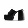 RAID Bina Platform Heeled Mule In Black