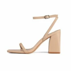RAID Blaire Block Heels In Nude