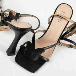 RAID Brevyn Heeled Sandal In Black -Raid London Sales Store Brevyn Black 4