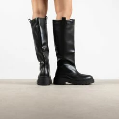 RAID Catania Long Boot In Black -Raid London Sales Store Catania Black 3