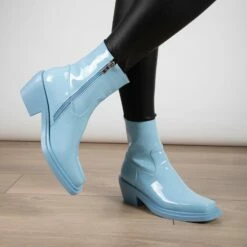 RAID Celina Ankle Boot In Blue -Raid London Sales Store Celina Blue 4