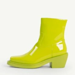 RAID Celina Ankle Boot In Lime -Raid London Sales Store Celina Lime 1