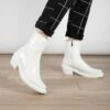 RAID Celina Ankle Boot In White -Raid London Sales Store Celina White 2