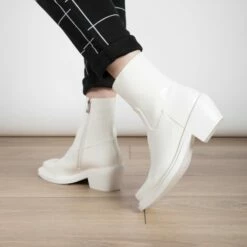 RAID Celina Ankle Boot In White -Raid London Sales Store Celina White 3