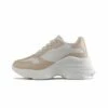 RAID Champ Chunky Trainers In Nude/White
