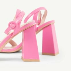 RAID Clair Block Heel In Pink -Raid London Sales Store Clair Pink 5