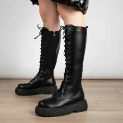 RAID Colira Long Boot In Black