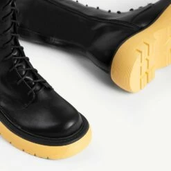 RAID Colira Long Boot In Gum -Raid London Sales Store Colira Black Gum 6