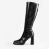 RAID Daleyzaa Long Boot In Black Snake