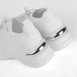 RAID Della Trainers In White -Raid London Sales Store Della White 5