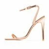 RAID Denisha Heeled Sandal In Rose Gold -Raid London Sales Store Denisha RoseGold