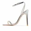 RAID Denisha Heeled Sandal In Silver