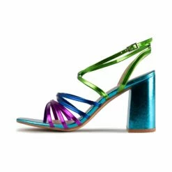 RAID Devika Strappy Sandal In Blue Multi