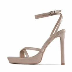 RAID Dimona Strappy Platform Heel In Nude