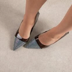 RAID Edenn Court Heel In Black -Raid London Sales Store Edenn Black 2