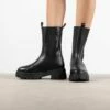 RAID Ellery Wide Fit Chunky Boot In Black