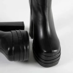 RAID Emely Platform Ankle Boot In Black -Raid London Sales Store Emely Black 5