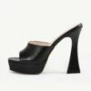 RAID Estee Platform Mule In Black Pu