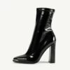 RAID Faith Block Heeled Ankle Boot In Black