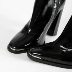 RAID Faith Block Heeled Ankle Boot In Black -Raid London Sales Store Faith Black 5