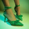 RAID Fawzia Heeled Pump In Green