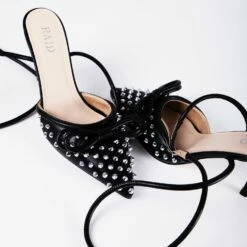 RAID Fawzia Heeled Pump In Black -Raid London Sales Store Fawzia Black 4