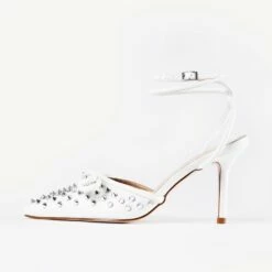 RAID Fawzia Heeled Pump In White