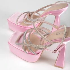 RAID Fiora Platform Heel In Pink -Raid London Sales Store Fiora Pink 4